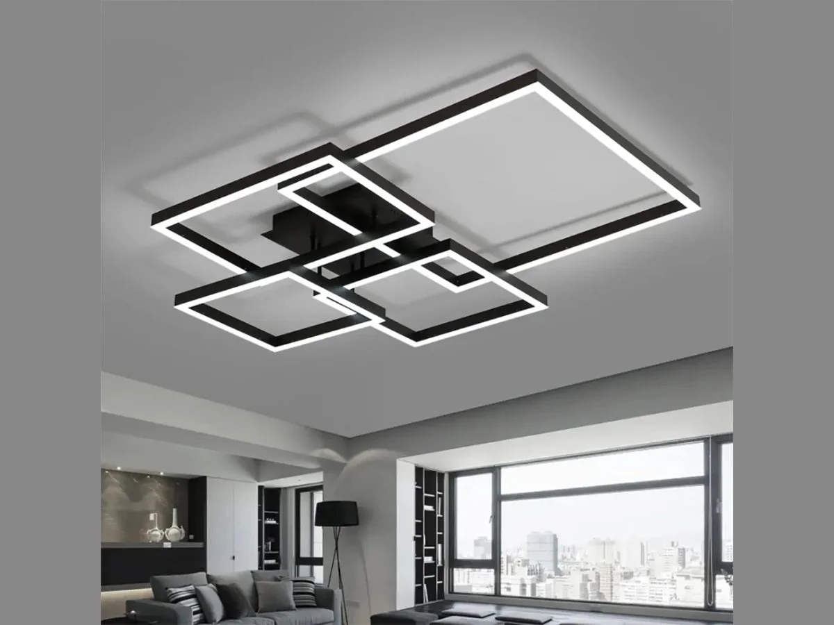 Geometrik LED tavan armatürü